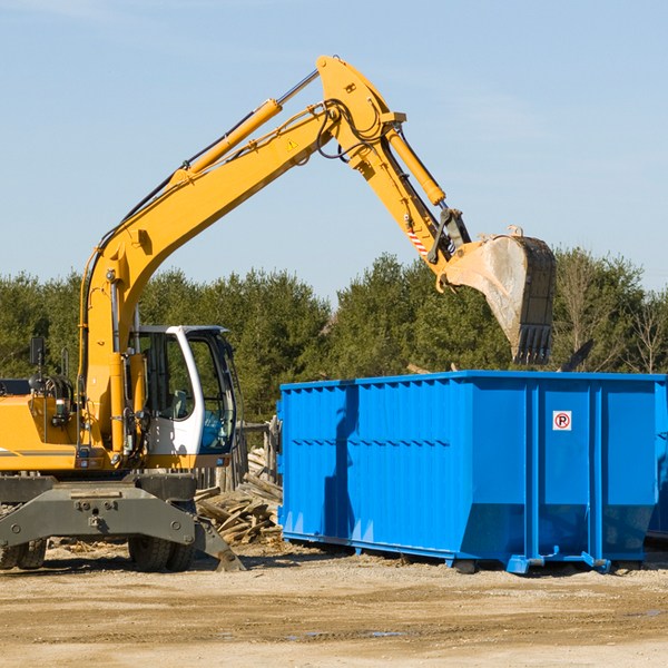 can i choose the location where the residential dumpster will be placed in Harrison County